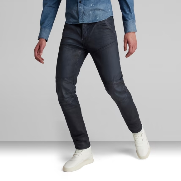 G-Star Other - G Star Raw 5620 3D Slim Jeans Men's 30x32 Blue Waxed Knee Pad Skinny Stretch